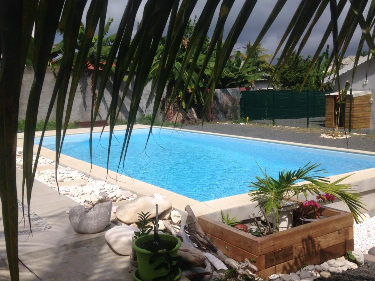 Chambre D'Hote Coeur-Coco Piscine Saint-Francois  Exterior photo